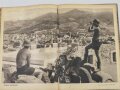 "Kreta- Sieg der Kühnsten" vom Heldenkampf der Fallschirmjäger. Bildband von 1942. Buchrücken gelöst, Einband stärker berieben