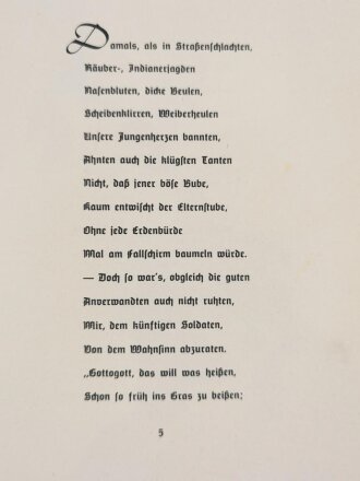 "So wird man Fallschirmjäger", Groth und Kade, 1941, 94 Seiten, ca. DIN A5, fleckig, gebraucht, Schutzumschlag fehlt, Bindung gelöst