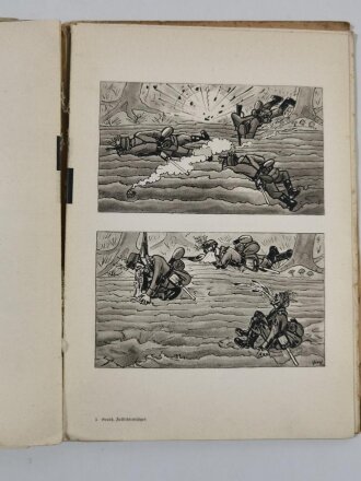 "So wird man Fallschirmjäger", Groth und Kade, 1941, 94 Seiten, ca. DIN A5, fleckig, gebraucht, Schutzumschlag fehlt, Bindung gelöst