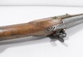 Österrreich/Ungarn Perkussionsgewehr für die Bürgerwehr aptiert von Steinschloßgewehr 1799, Hahn ergänzt, Ladestock fehlt,1 Schloßschraube ergänzt und zu klein, Länge 110 cm, Kaliber 18 mm