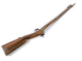 Österrreich/Ungarn Perkussionsgewehr für die Bürgerwehr aptiert von Steinschloßgewehr 1799, Hahn ergänzt, Ladestock fehlt,1 Schloßschraube ergänzt und zu klein, Länge 110 cm, Kaliber 18 mm