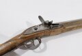 Österrreich/Ungarn Steinschloßgewehr für die Bürgerwehr aptiert von Steinschloßgewehr Modell 1767, Hahn fehltt, Ladestock fehlt, Länge 110cm,Kaliber 18 mm