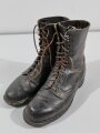 Fallschirmjäger, Paar Stiefel 2. Modell.  Getragene Kammerstücke in gutem Zustand, Sohlenlänge 30cm