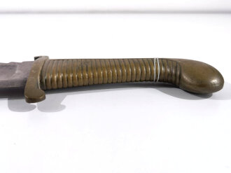 Russland Zarenreich ,Faschinenmesser sogenannter Dussack  Modell 1827 , Halteöse an der Scheide beschädigt, sonst guter Gesamtzustand