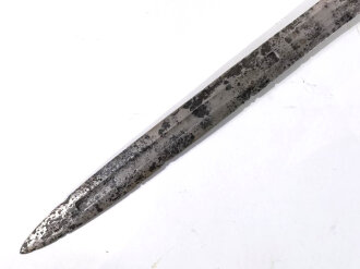 Frankreich, Faschinenmesser der Fußartillerie Modell 1816, Klinge rostnarbig,Scheide fehlt