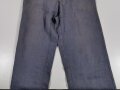 Luftwaffe Tropenhose lang, 1.Modell in blau. Getragenes Kammerstück, Gürtel defekt