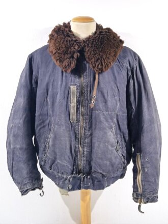 Luftwaffe, blaue Winterjacke für fliegendes...