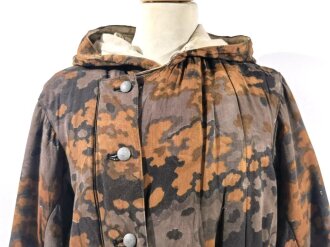Waffen SS Wintertarnjacke, getragenes, farbfrisches...