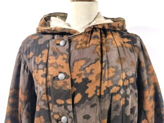 Waffen SS Wintertarnjacke, getragenes, farbfrisches Stück