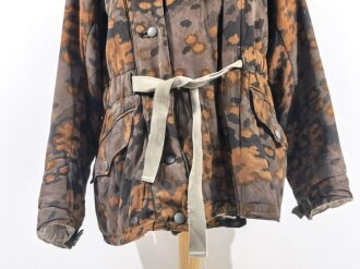 Waffen SS Wintertarnjacke, getragenes, farbfrisches Stück