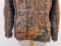 Waffen SS Wintertarnjacke, getragenes, farbfrisches Stück