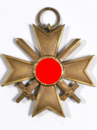 Kriegsverdienstkreuz 2. Klasse 1939  mit Schwertern, Buntmetall im sehr gutem Zustand