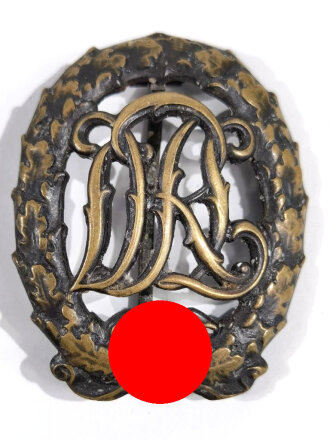 Deutsches Reichssportabzeichen DRL in Bronze, Hersteller " Wernstein Jena "