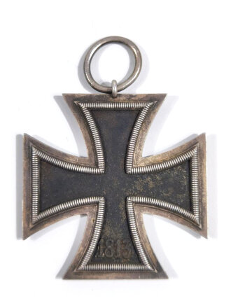 Eisernes Kreuz 2. Klasse 1939, magnetisch,Hakenkreuz mit voller Schwärzung, ungereinigtes Stück