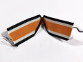 Bandabschnitt für das Eiserne Kreuz 2. Klasse 1939 in der frühen Farbgebung ( Orangefarbig ) sehr selten zu finden, Band länge circa 13 cm