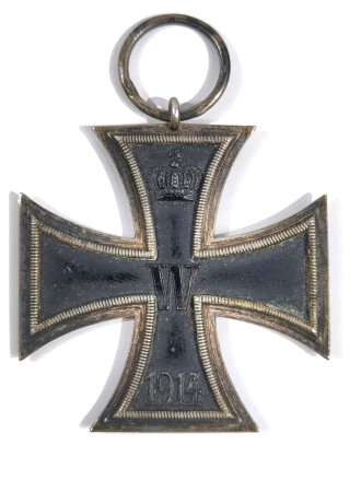 1. Weltkrieg, Eisernes Kreuz 2. Klasse 1914 mit Hersteller "CD 800" im Bandring, guter Zustand