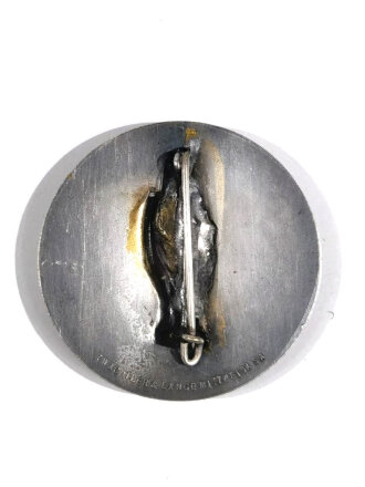 Metallabzeichen Treueschwur 25.2.1934 Gau Bayr. Ostmark in Silber, sehr guter Zustand