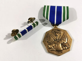 U.S. Army achievement medal. Unused, with ribbon bar