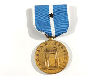 U.S. Korean service medal, in 1985 dated box