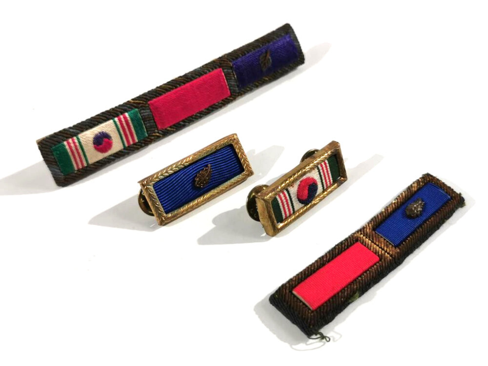 Corean Ribbon U.S. Korean war veterans ribbons lot, 100,00