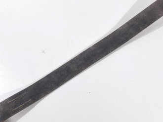 Koppelriemen Wehrmacht, getragenes Stück, Gesamtlänge 96cm, Aluminiumgegenhalt