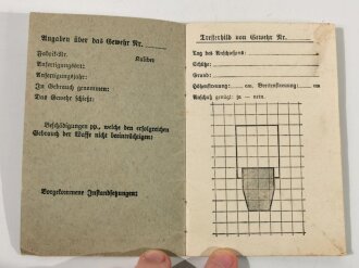 1.Weltkrieg Schießbuch eines Angehörigen Leib...