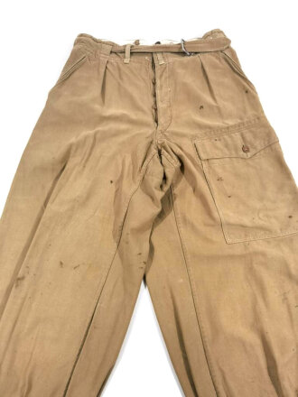 Luftwaffe Tropenhose , getragenes Stück mit diversen...