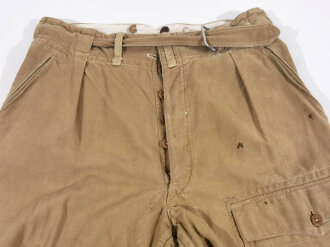 Luftwaffe Tropenhose , getragenes Stück mit diversen Flecken