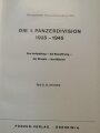 Die 1. Panzer-Division 1935 - 1945, 200 Seiten, 17,7 x 25 cm, gebraucht