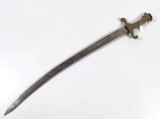 Frankreich, Säbel für Sappeure ohne Scheide, keine Markierungen, ungereinigtes Stück, Gesamtlänge 83,5 cm ,Klingenbreite3,6 cm, Klingenstärke 3mm,