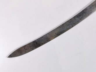 Frankreich, Säbel für Sappeure ohne Scheide, keine Markierungen, ungereinigtes Stück, Gesamtlänge 83,5 cm ,Klingenbreite3,6 cm, Klingenstärke 3mm,