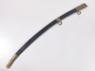 Frankreich/Deutschland ,Säbelscheide  für Offizierssäbel 19.Jahrhundert , Gesamtlänge 79 cm, Krümmung 5,5 cm in der Scheidenmitte