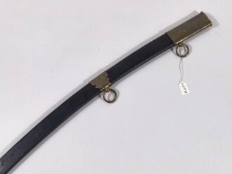 Frankreich/Deutschland ,Säbelscheide  für Offizierssäbel 19.Jahrhundert , Gesamtlänge 79 cm, Krümmung 5,5 cm in der Scheidenmitte