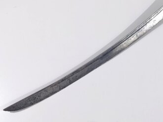 Preussen, Grenadiersäbel Modell 1816 ,  ohne Scheide,Truppenstempel,  Klinge mit FRW markiert, Klingenrücken gestempelt 1831, Griffstück noch nicht aus einem Stück gegossen  wie beim späteren Modell 1816