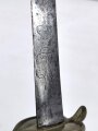 Preussen, Grenadiersäbel Modell 1816 ,  ohne Scheide,Truppenstempel,  Klinge mit FRW markiert, Klingenrücken gestempelt 1831, Griffstück noch nicht aus einem Stück gegossen  wie beim späteren Modell 1816