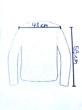 Luftwaffe Drilllichjacke rohweiss, ungetragenes Kammerstück