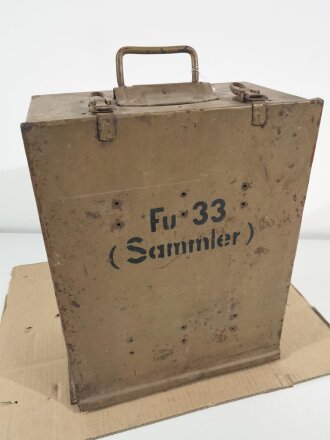 Aufbewahrungskasten für Fahrzeug " Fu 33 ( Sammler ) " Für 6 Stück 2B38. Originallack