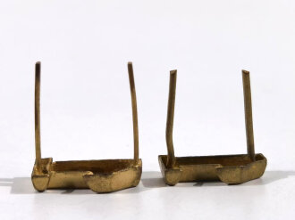 Paar Auflagen für Schulterklappen der Wehrmacht "1" in Gold, Höhe 18 mm
