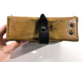 MG Werkzeugtasche Wehrmacht aus gelbem Ersatzmaterial,  getragenes Stück