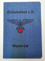 Soldatenbund e.V. , Mitglieds Paß eines Angehörigen aus Schwerin, geklebt 1937 und 38