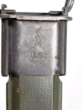 U.S. 2.Weltkrieg, Seitengewehr für M1 Garant, Hersteller "AFH " für American Fork & Hoe Co.