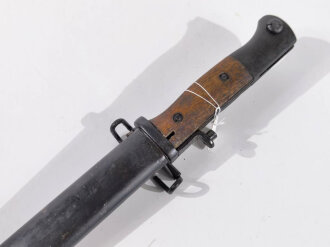 Norwegen,  Seitengewehr Modell  84/98 der Wehrmacht aptiert für Modell 1957 Selbstladegewehr mit Tragehaken für ein U.S. Lochkoppel