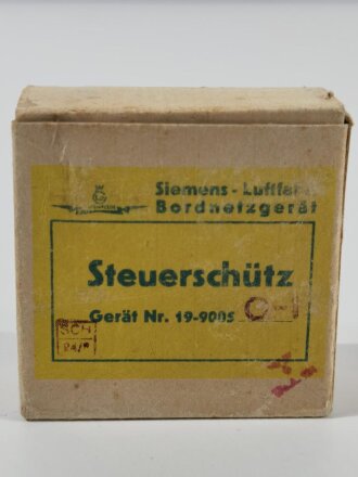 Luftwaffe Steuerschütz , Gerät Nr. 19-9005, in der originalen Umverpackung, Funktion nicht geprüft