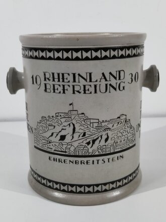 Rheinland Befreiung 1930, dekorativer Sektkühler aus...