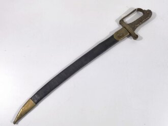 Frankreich, Glaive Sabre d `Artillerie a Cheval Modell 1792, Klingengravur beidseits Sonne und Mond, nur kurze Zeit während der Revolutionszeit  geführt,