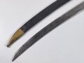 Frankreich, Glaive Sabre d `Artillerie a Cheval Modell 1792, Klingengravur beidseits Sonne und Mond, nur kurze Zeit während der Revolutionszeit  geführt,