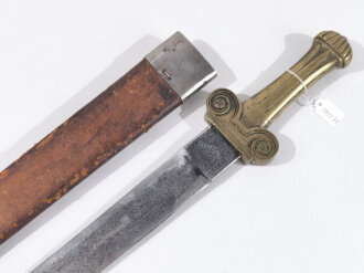Kurzschwert römische Form, vermutlich Frankreich Anfang 19.Jahrhundert, Klinge beschliffen