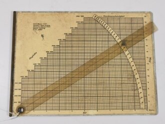 Luftwaffe, Wegzeittafel Plath , Fl 23815. gebraucht, guter Zustand, ungereinigt