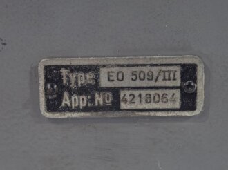 Kriegsmarine, Allwellenempfänger Lorenz EO 509. Optisch einwandfrei, Originallack, Funktion nicht geprüft