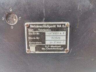 Luftwaffe Netzanschlussgerät NA6, Ln 27466....
